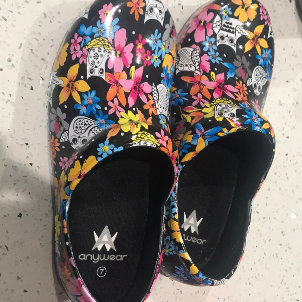 Lightly used clogs